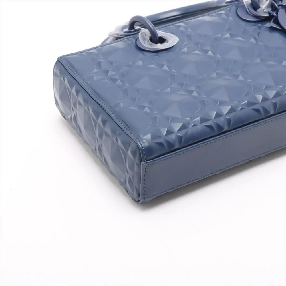 Blue Christian Dior D joy handbag - Picture 3 of 8